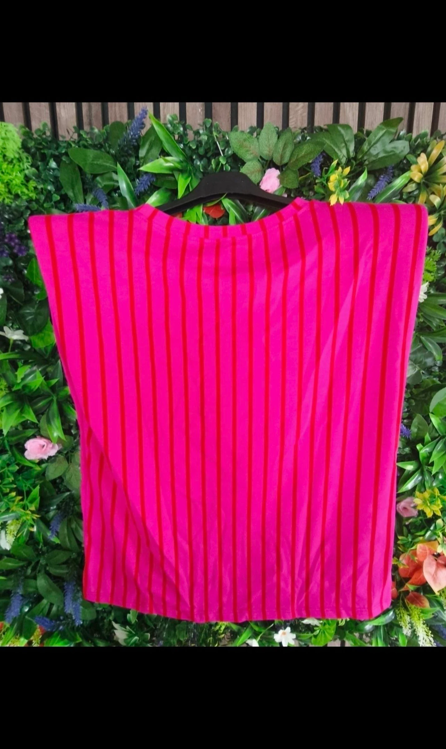 Camiseta blusa rosa con corte en forma de corazón Talla Única 38 40 42 44 – photo 2